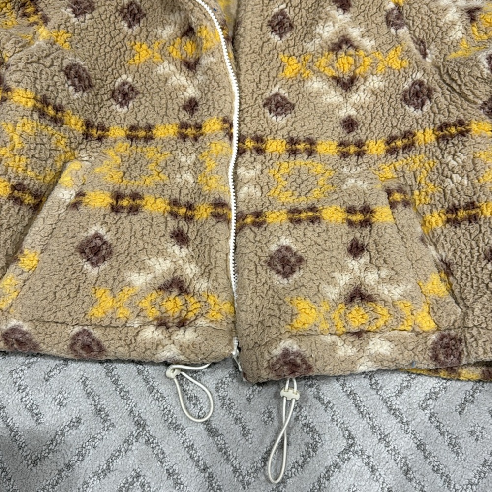 Love Tree Aztec Sherpa Jacket -size S - Picture 4 of 7